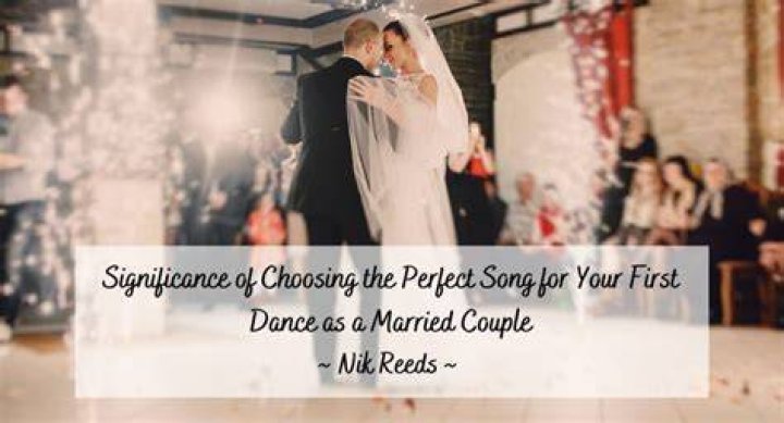 First song: The couple have picked the song they will dance to, Can't Help Falling In Love, originally performed by Elvis Presley; seen in 2019
